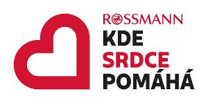 ROSSMANN Kde srdce pomáhá logo