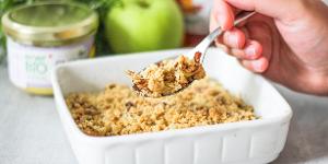 Recept od Viki - Zdravý jablečný crumble