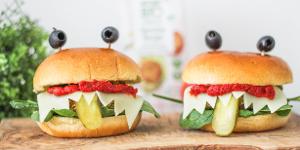 Recept od Viki - Hallowenské burgery pro děti